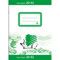 Süni 7500052000 A5 füzet sima 32 lap, 80 g m2, fűzött