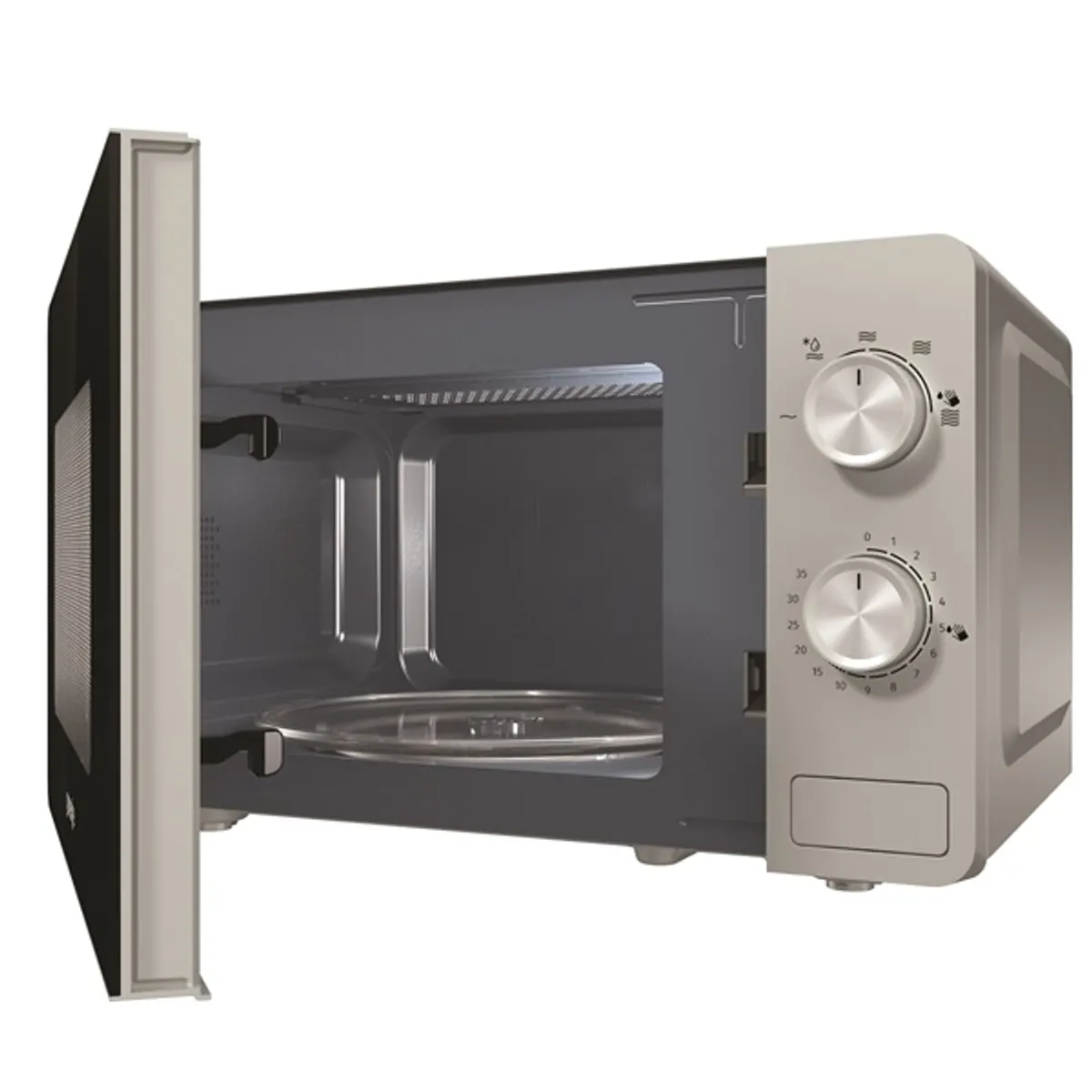 Gorenje 733234 MO20E1S 800W 20L ezüst AquaClean hidrolitikus tisztítás mechanikus szabadonálló #2