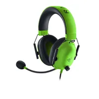 Razer RZ04-03240600-R3M1 BlackShark V2 X zöld 7.1 fejhallgató, 50 mm, 32 ohm, 3,5 mm csatlakozás, zajcsökkentős mikrofon balos
