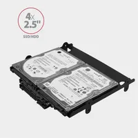 AXAGON RHD-435 keret fekete 5.25" 4x 2.5" HDD és SSD támogatás, 1x 3.5" HDD #4