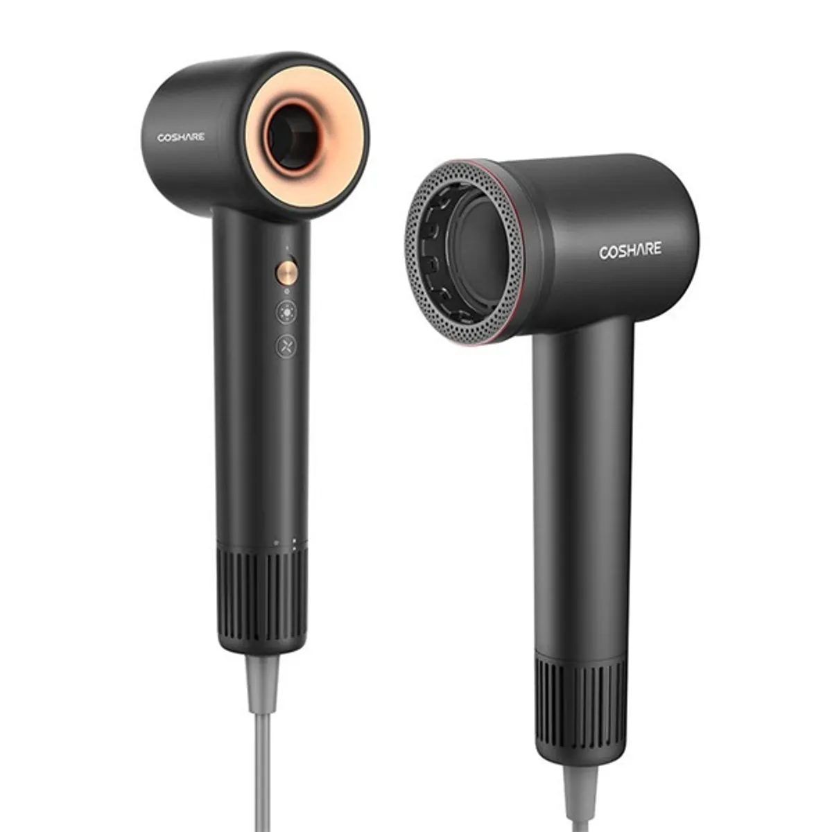 GOSUND NITEBIRD HD10E BLACK hajszárító HD10E 1600 W 3 sebesség 4 hőmérséklet ionizáció 57 dB 390 g #1