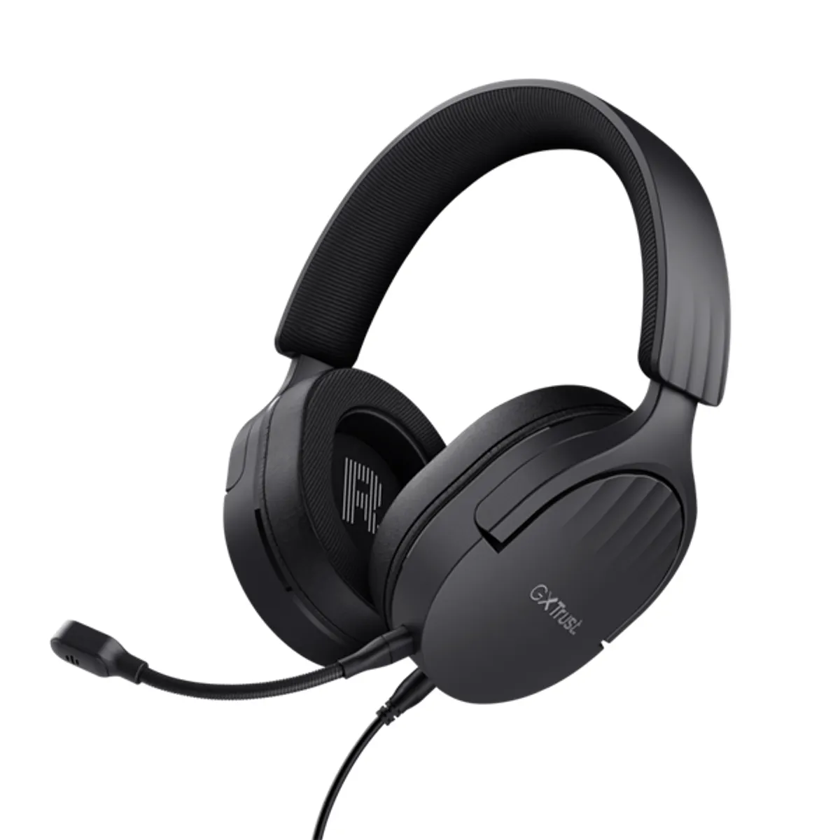 TRUST 24898 GXT 489 Fayzo gamer fejhallgató fekete 50 mm hangszóró 3,5 mm jack vezetékes multiplatform hangerőszabályzó #1