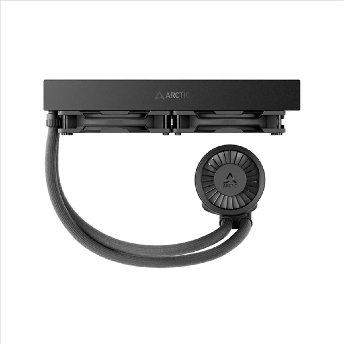 Arctic ACFRE00179A Liquid Freezer III Pro 280 fekete AM4 AM5 LGA1700 LGA1851 PWM 2x140 280 mm radiátor 450 mm cső #3