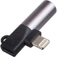 Akyga AK-AD-63 Lightning-3,5 mm adapter Típus: Adapter; Csatlakozók: Lightning, 3,5 mm; Méretek: 40x15x8 mm #2