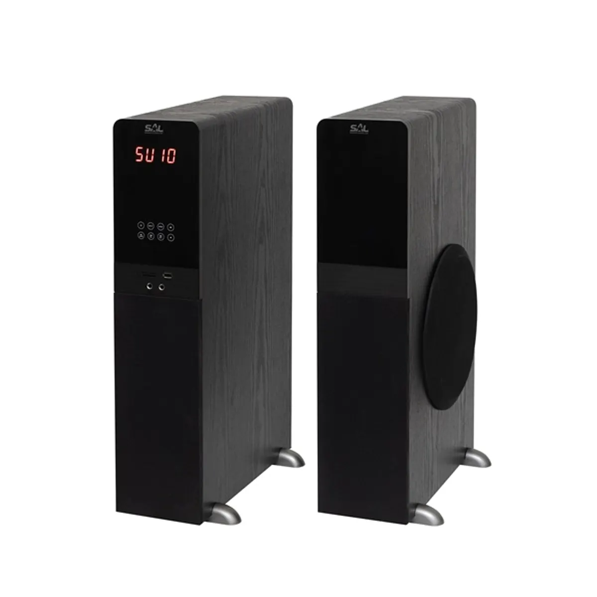 SAL 200BT 3-utas hangszóró pár, Bluetooth, USB, SD, FM, 2x RCA bemenet, két mikrofonbemenet, távirányító #1
