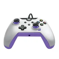 PDP 049-012-WPR Series X kontroller törtfehér, lila, fekete, 15 gomb, vezetékes, 250 cm USB PC és Xbox kompatibilis #4