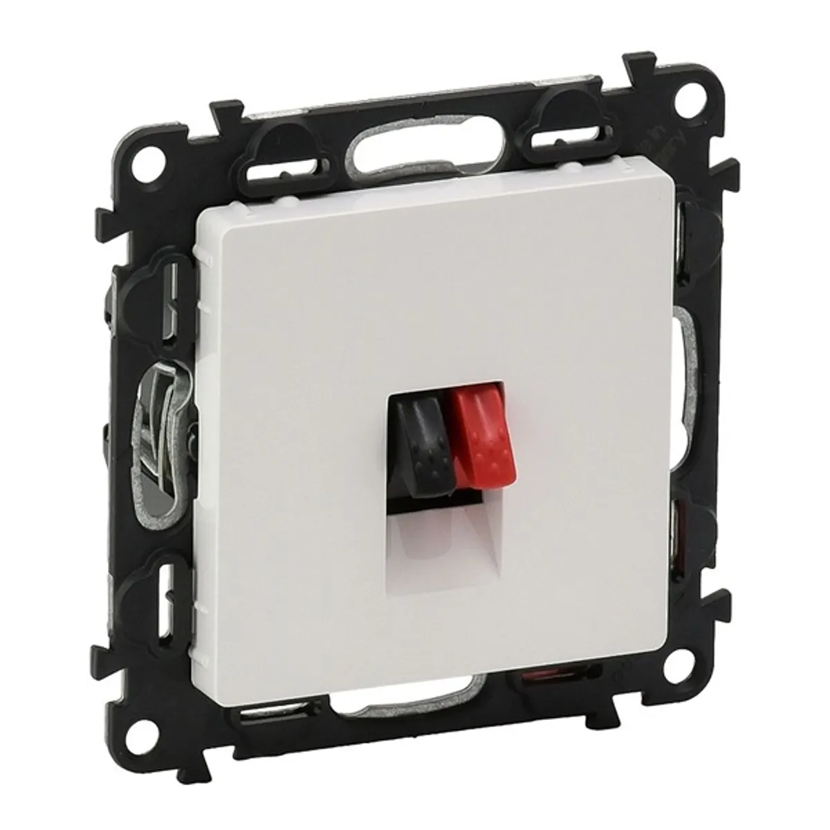 Legrand 753172 Valena life Hangszóró csatlakozóaljzat fehér 2 kivezetéssel #1
