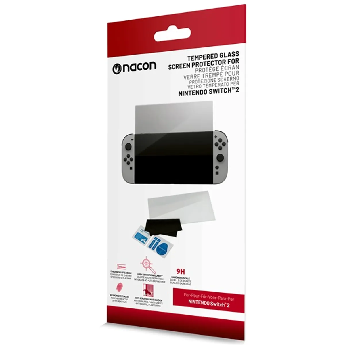 NACON 2809493 kijelzővédő üvegfólia átlátszó Nintendo Switch 2 #4