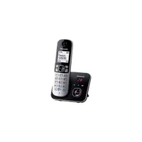 Panasonic KX-TG6821PDB KX-TG6821 fekete kihangosítható üzenetrögzítő bővíthető vezeték nélküli hívófél-azonosítás