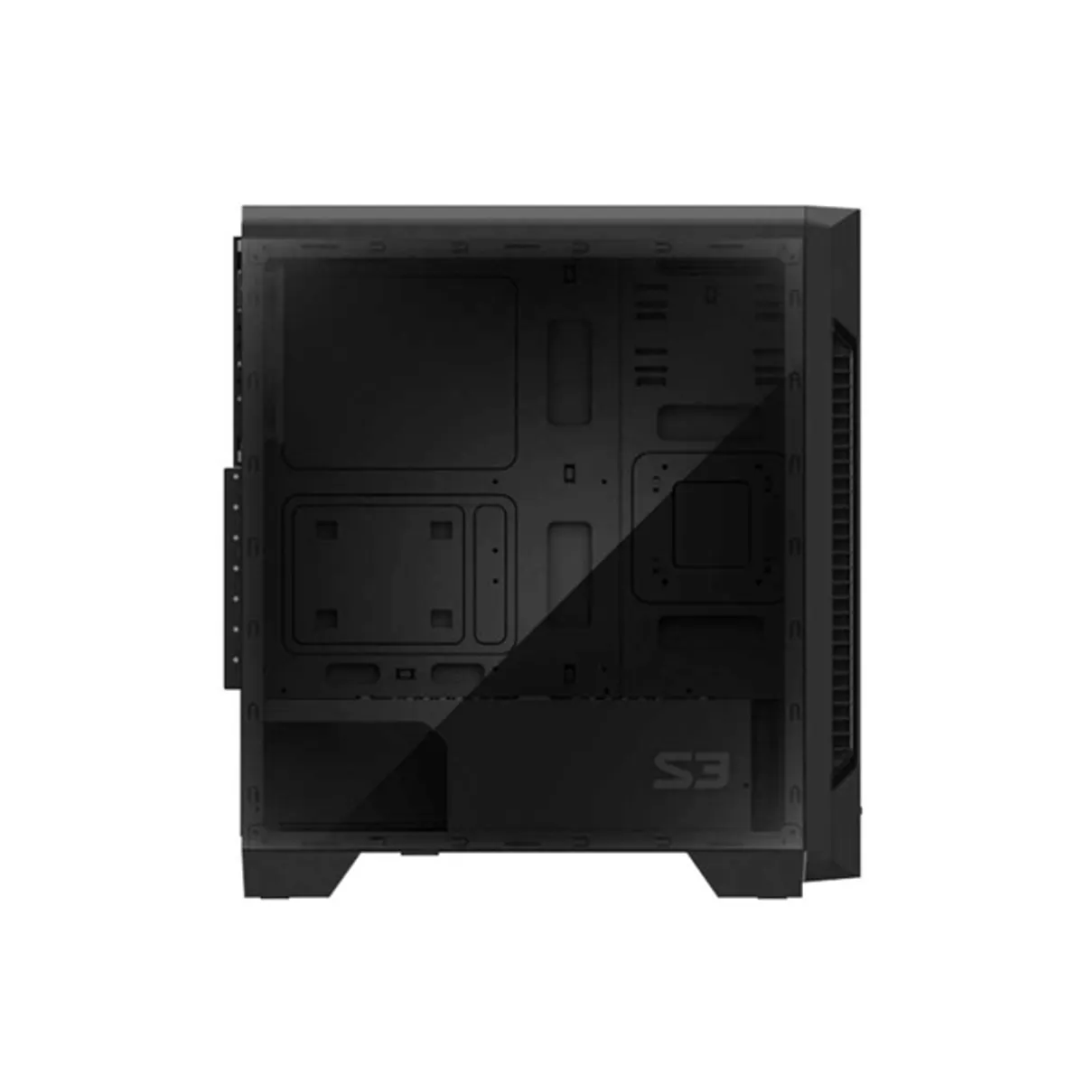 Zalman S3 ablakos középmagas torony ATX táp nélküli fekete #4