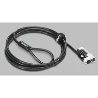 Lenovo 4XE1F30277 NanoSaver kombinációs kábelzár Fekete 180 cm Számzáras #2