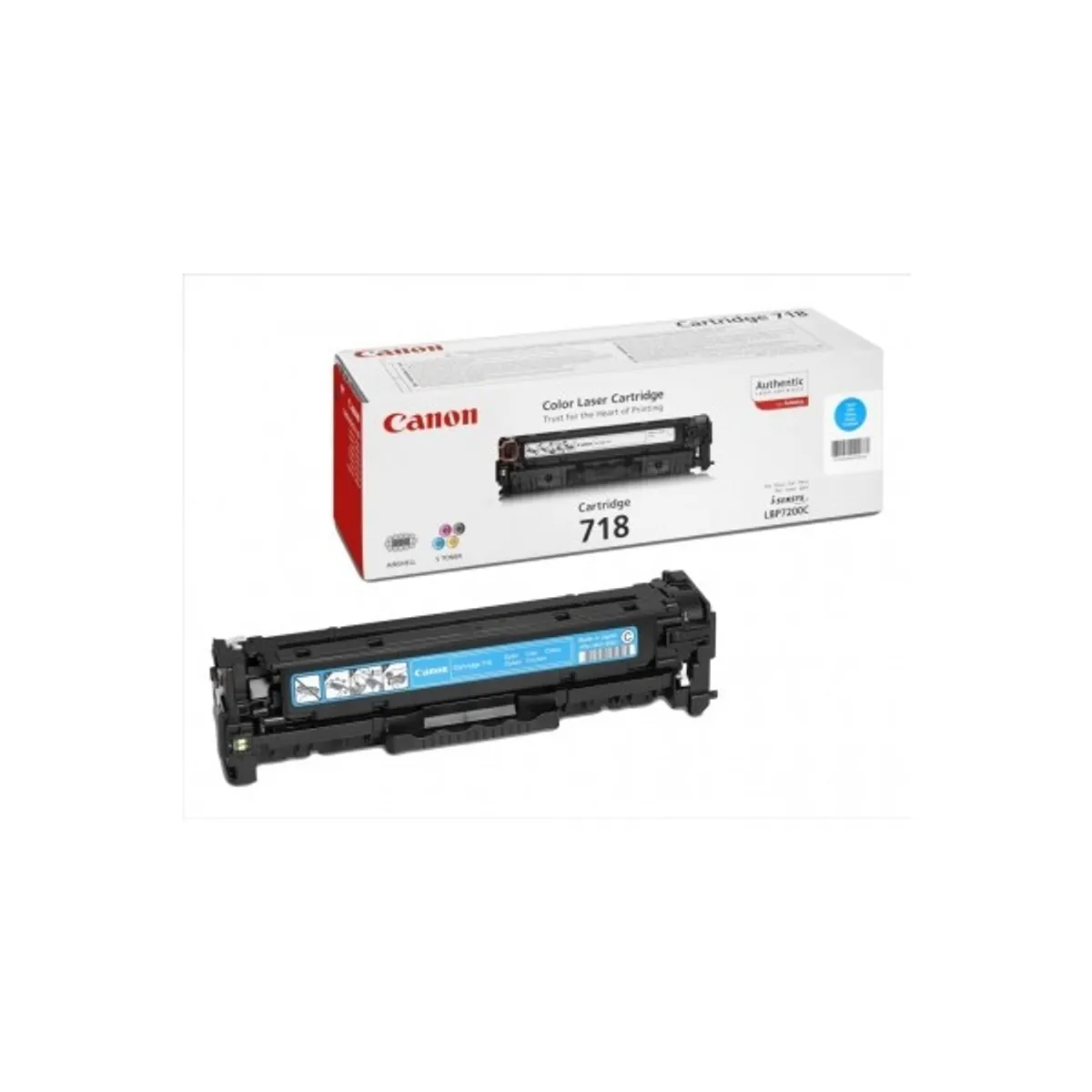 Canon 2661B002 CRG-718C cián tonerkazetta #1
