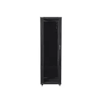 LANBERG FF01-8042-12B 42U 19" szabadon álló rack üvegajtós fekete 800x1000