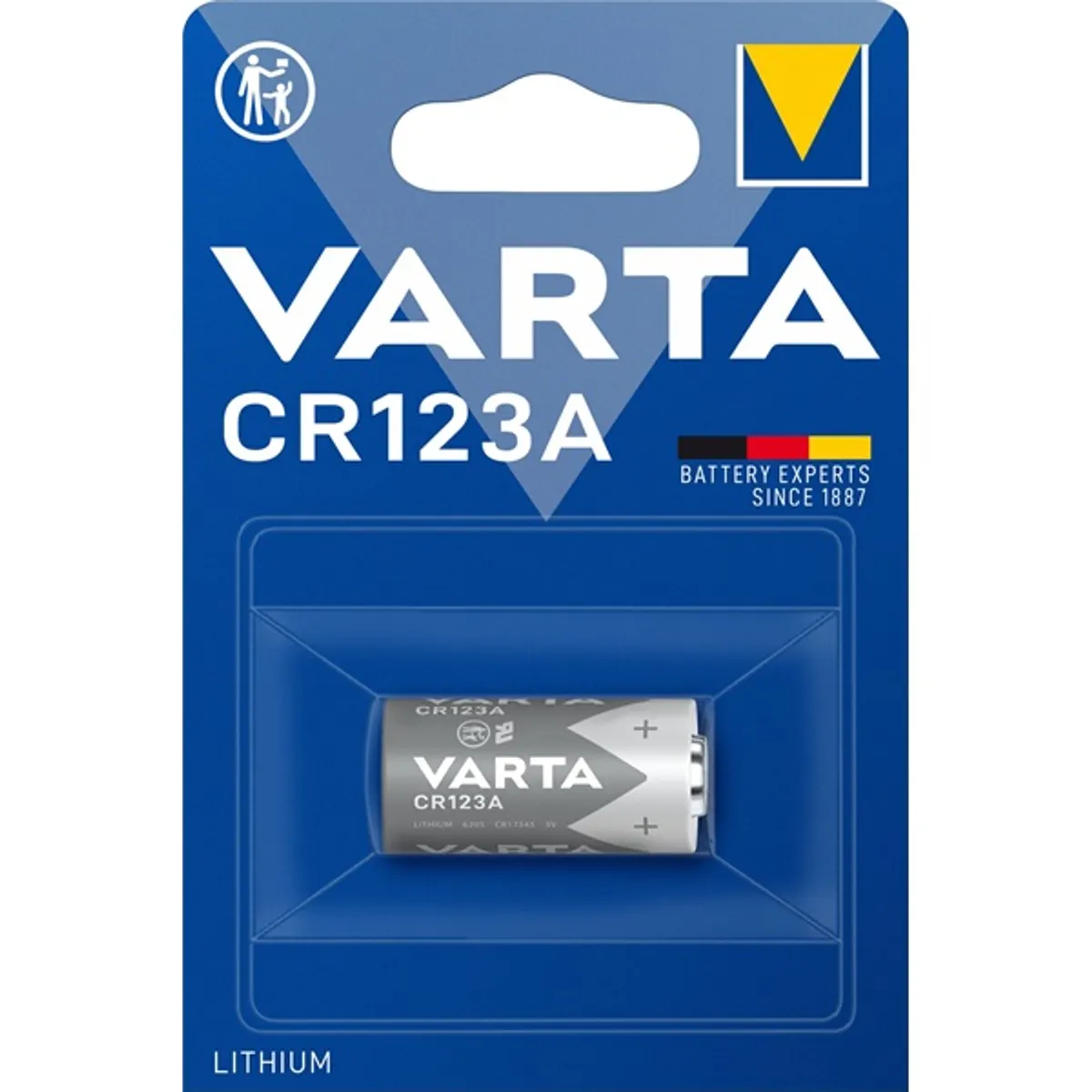 VARTA 6205301401 CR123A lithium fotóelem 3V 1600 mAh #2
