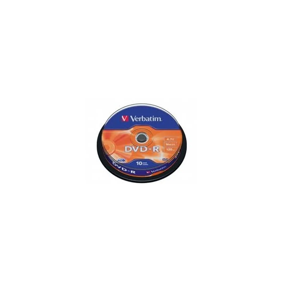 VERBATIM 43523 DVD-R 4,7 GB 16x 10 db henger AZO matt ezüst #1