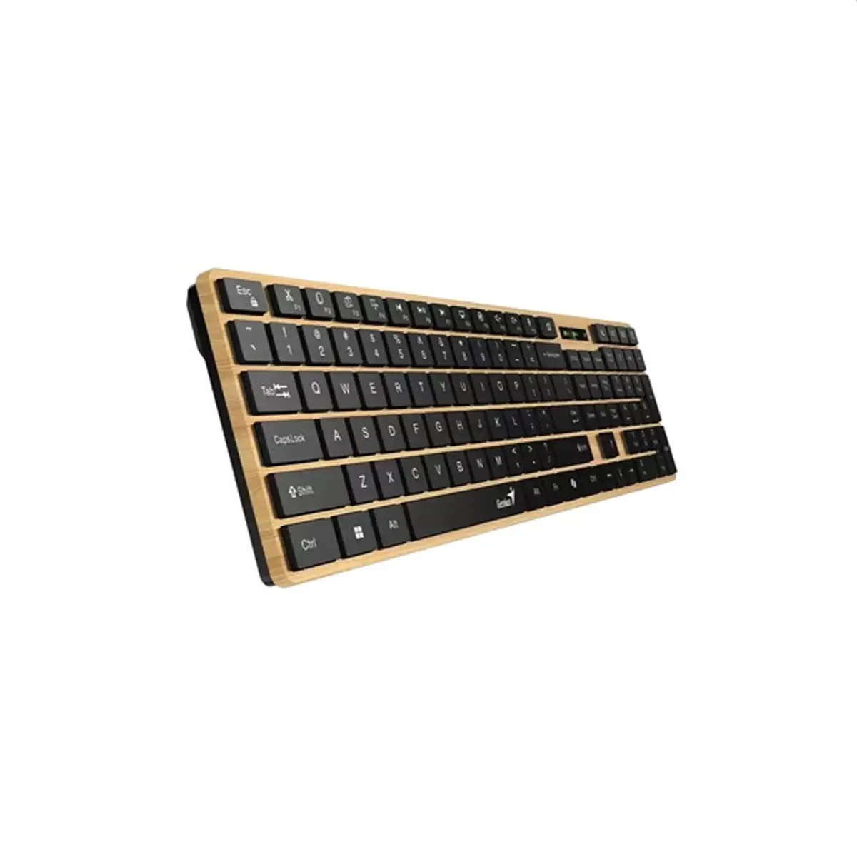 Genius 31320004404 vezeték nélküli billentyűzet fa kivitel magyar nyelv RF Bluetooth USB 10 m numerikus billentyűzet #3