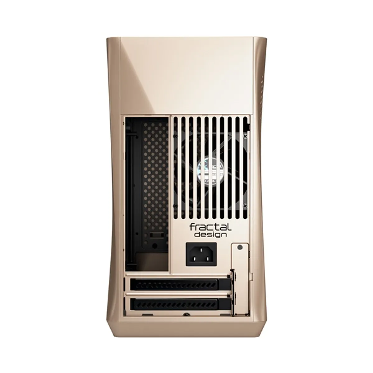 Fractal Design FD-CA-ERA-ITX-CHP Era ITX arany ablakos alumínium mini-ITX táp nélküli #4