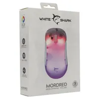 White Shark WS GM-5017W Mordred-W fehér USB optikai 12800dpi 7 gombos rgb #6