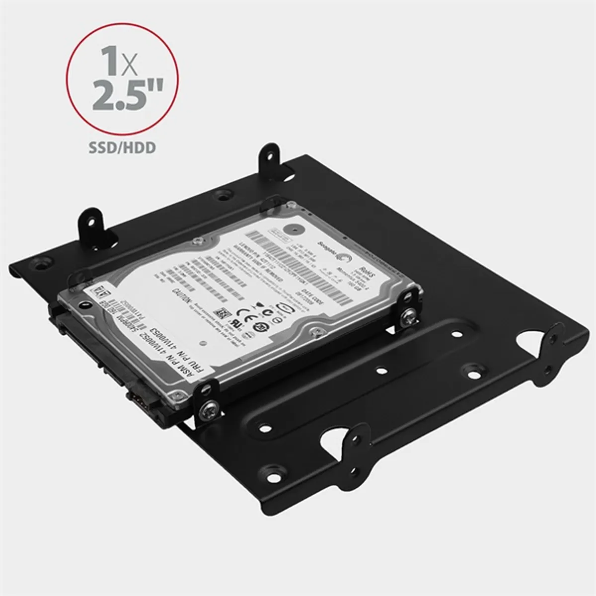 AXAGON RHD-435 keret fekete 5.25" 4x 2.5" HDD és SSD támogatás, 1x 3.5" HDD #2