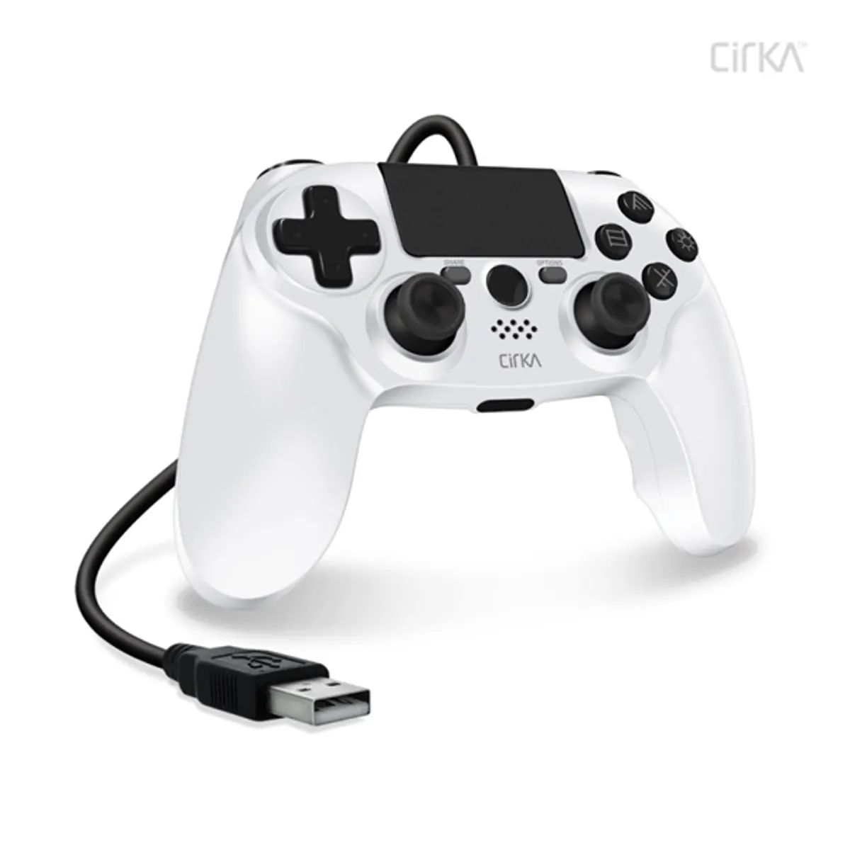 CIRKA M07527-WH NuForce PS4 PC Mac vezetékes fehér kontroller #3
