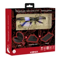 Drakkar KX-DK-GLAS-PC kékfény szűrős gamer szemüveg fekete hordozható #7
