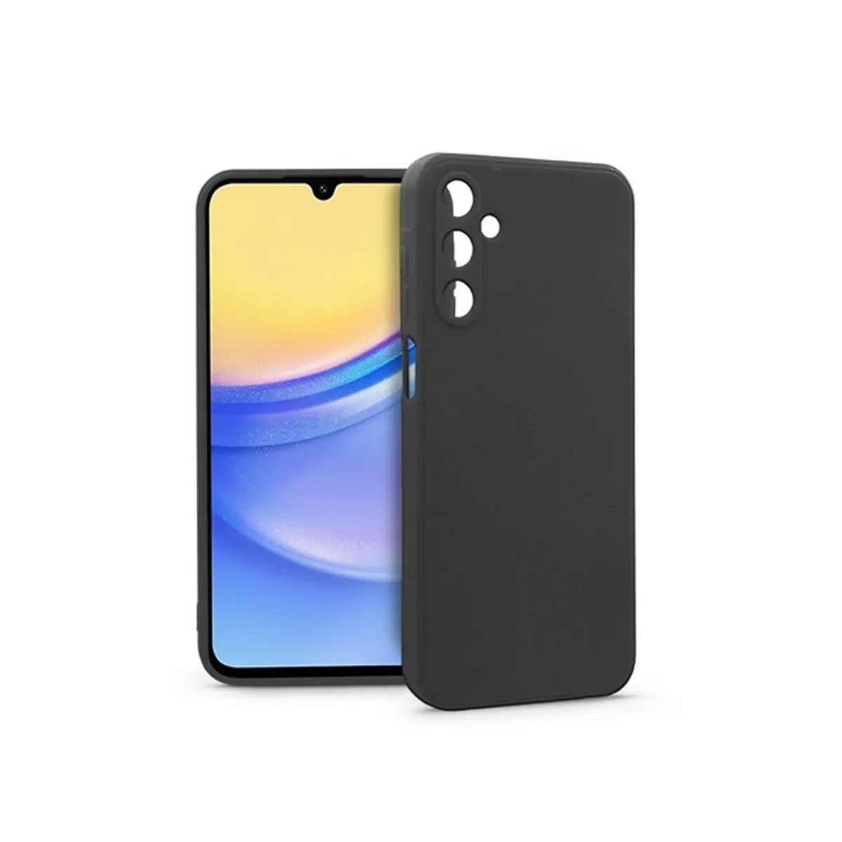 Haffner HF258893 Soft hátlap Samsung Galaxy A15 4G, Galaxy A15 5G fekete szilikon #1