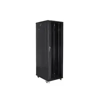 LANBERG FF01-8842-12B 19" 42U álló szekrény 800x800x2047 mm fekete üvegajtó #3
