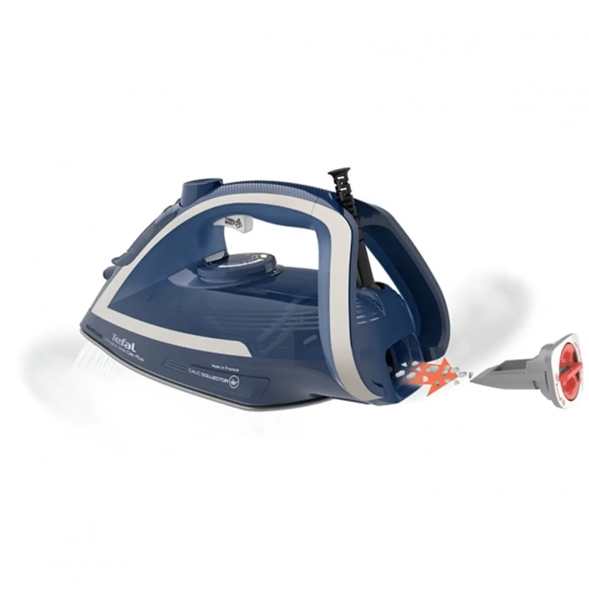TEFAL FV6830E0 Ultragliss Plus gőzölős vasaló kék-ezüst 2800 W 50 g percenként 250 g percenként 0,3 L Durilium AirGlide függőleges gőzölés #4
