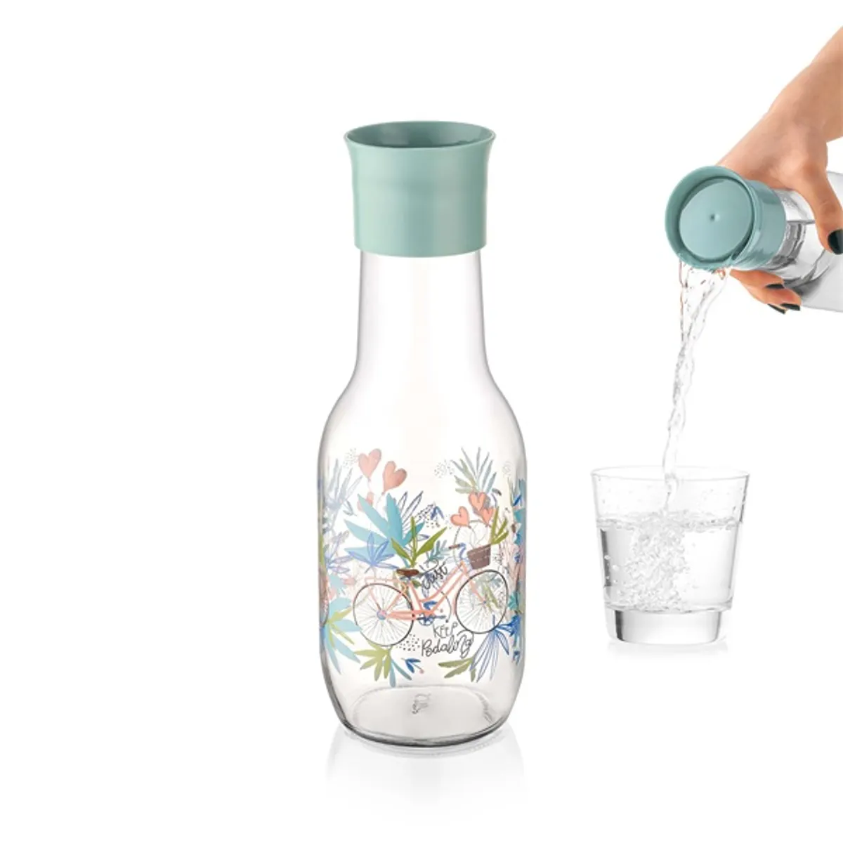 LUXPLASTIC C-00352 Hydra üvegkancsó 1L #2