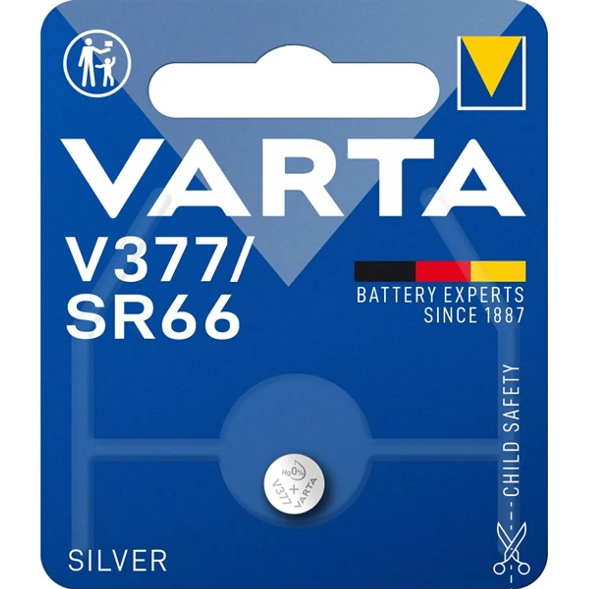 VARTA 377101401 V377 gombelem ezüst-oxid 1db #2