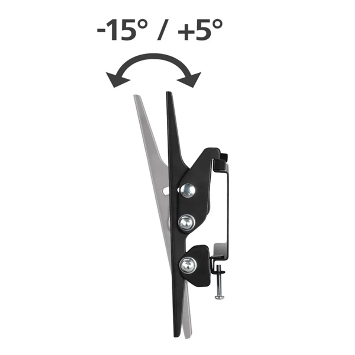 HAMA 00220804 Dönthető fali konzol 19-46" 25 kg VESA 50x50 75x75 100x100 100x200 200x100 200x200 fekete #5