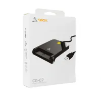 SBOX SBOX CR-02 USB intelligens kártyaolvasó USB 2.0 külső, támogatott: Credit;ATM;CAC;ID;IC;SIS, Kártyatípusok: 5V 3V 1,8V #5