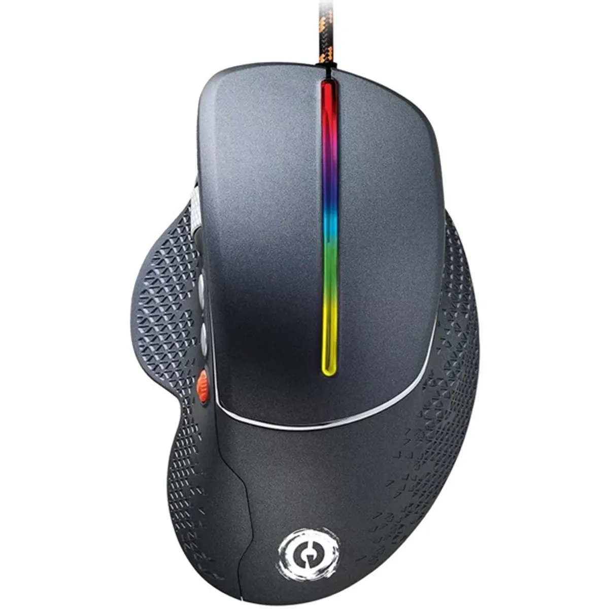 CANYON CND-SGM12RGB Apstar GM-12 optikai gamer egér 6 programozható gomb, 6400 DPI, USB, oldalgörgő, matt UV felület, RGB #1
