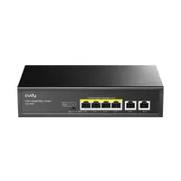 CUDY GS1006P 6-portos gigabites PoE switch 4 PoE port 1 PoE Plus port 60 W