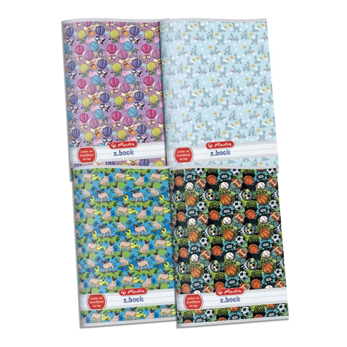 Herlitz 09093330 leckefüzet A5 44 lapos vonalas #1