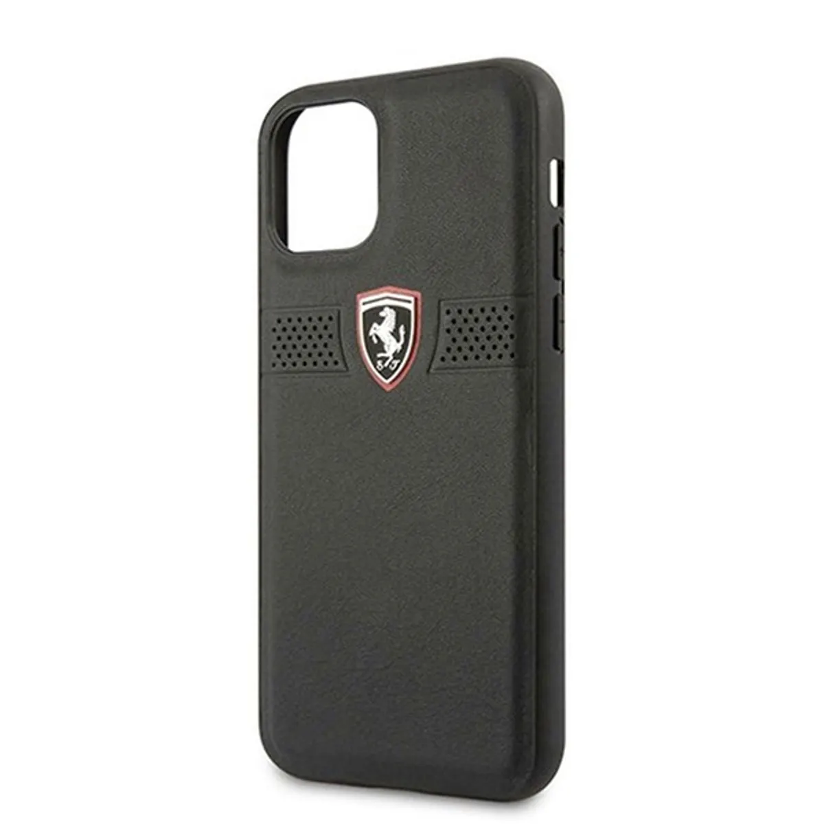 Ferrari FEOBAHCN58BK Off Track fekete bőr hátlap iPhone 11 Pro 5,8" #2