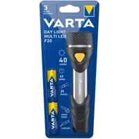 VARTA 16632101421 Day light multi f20 led elemlámpa 9 led, 40 lm, 62 h, 29 m hatótáv, 2x ceruzaelem, ütésálló tok, nyakpánt #3
