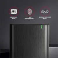 AXAGON EE25-A6C külső 2,5" HDD és SSD ház alumínium fekete USB-C 3.2 Gen1 #7