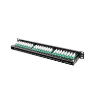 LANBERG PPU5-1048-B Patch panel CAT5e UTP 48 port 1U 19" fekete #5