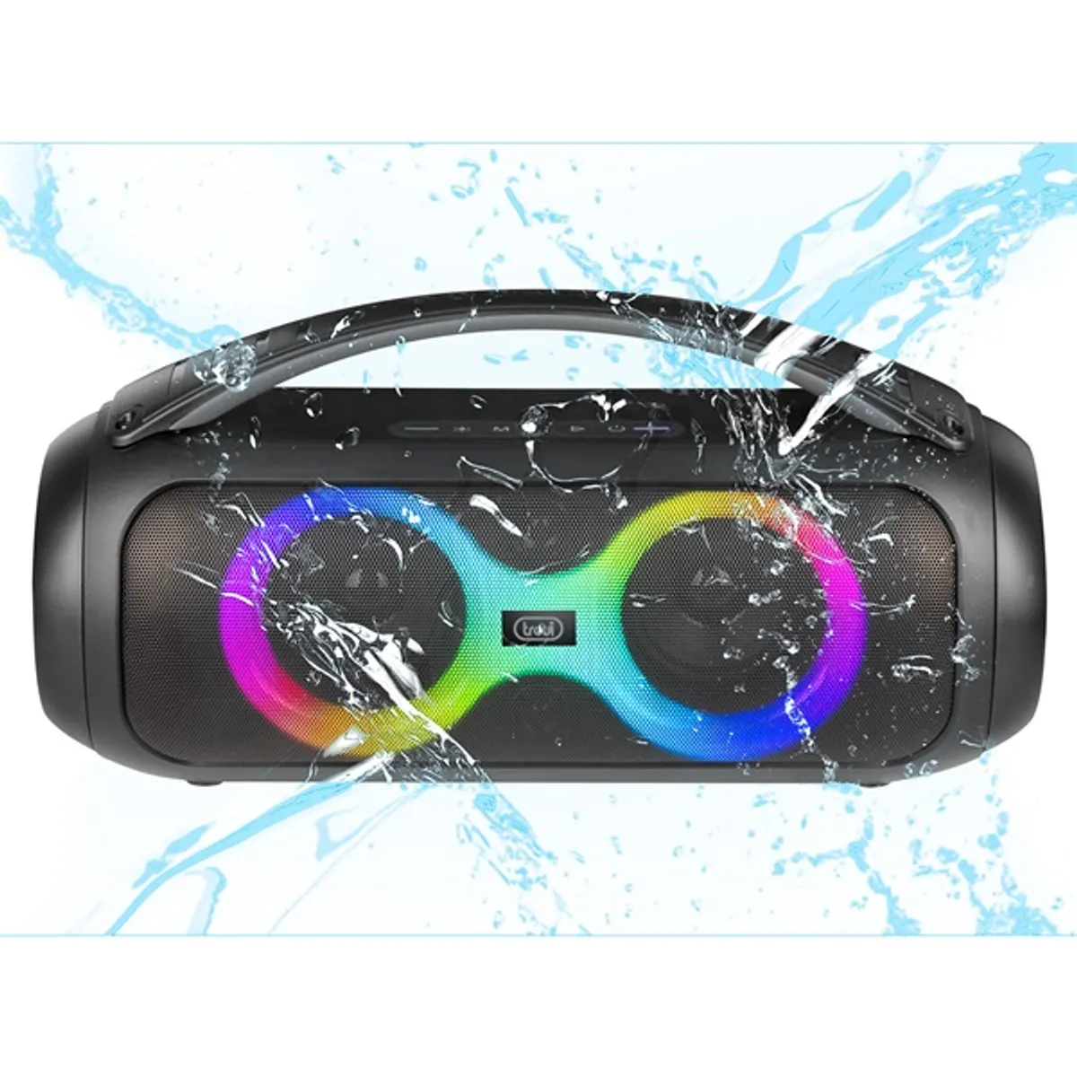 TREVI XR 8A70 Bluetooth hangszóró fekete 40 W IPX5 akkumulátoros, hordozható MP3-lejátszó USB és MicroSD #5