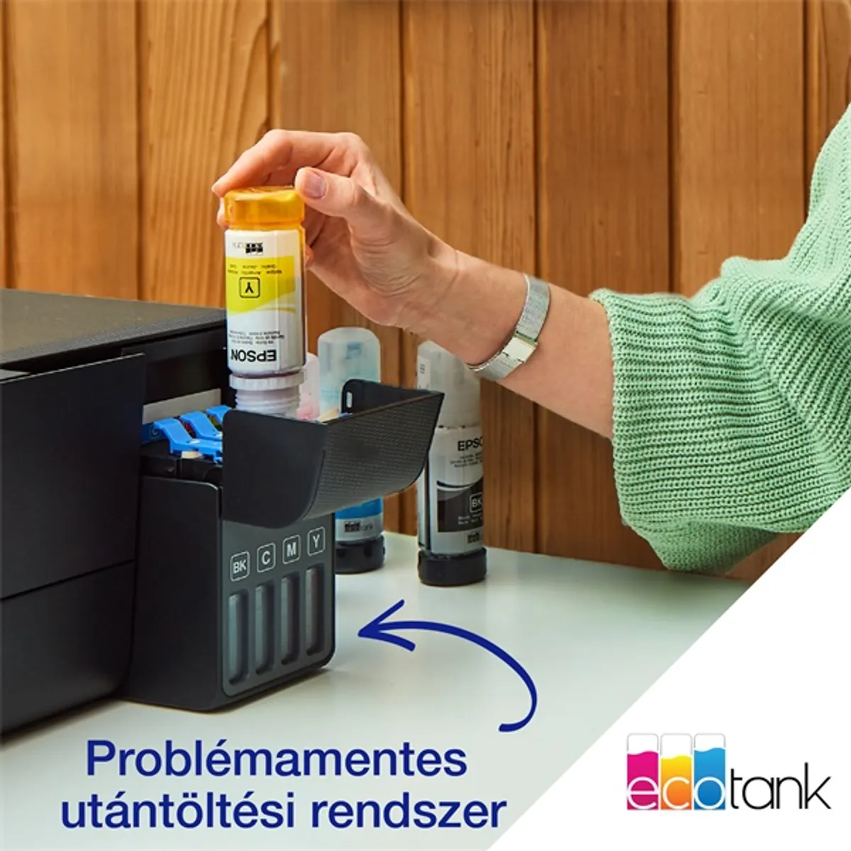 Epson C11CJ70402 EcoTank L1230 színes tintasugaras A3 van 1200 dpi 2400 dpi 30 oldal per perc 30 oldal per perc kézi duplex szegély nélküli #8
