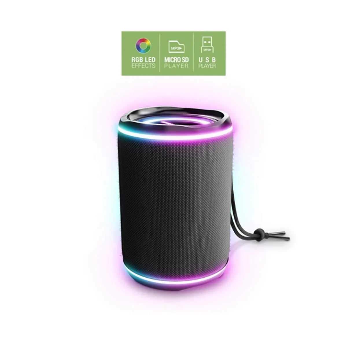 Energy Sistem EN 454938 Urban Box Supernova Bluetooth hangszóró 16 W IPX4 12 óra 20 m USB Type C RGB LED hordozható #2