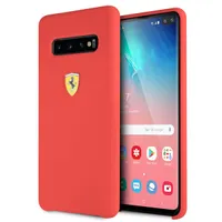 Ferrari FESSIHCS10PRE SF piros szilikon hátlap Galaxy S10 Plus