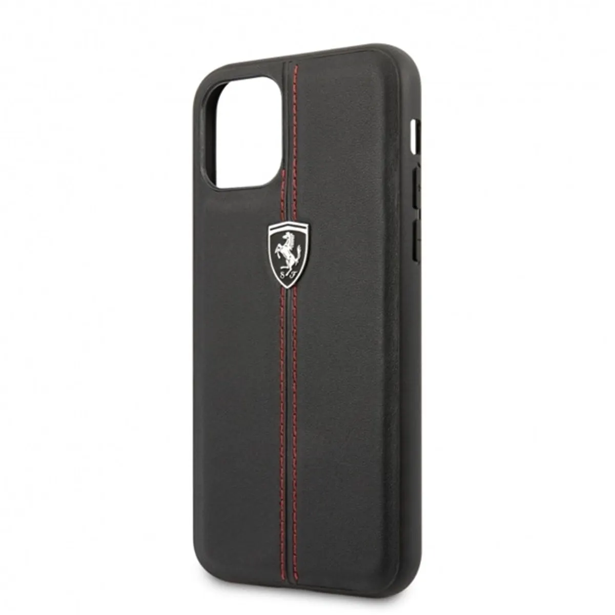 FERRARI FEHDEHCN65BK iPhone 11 Pro Max függőlegesen csíkozott fekete bőrtok 6,5" #2