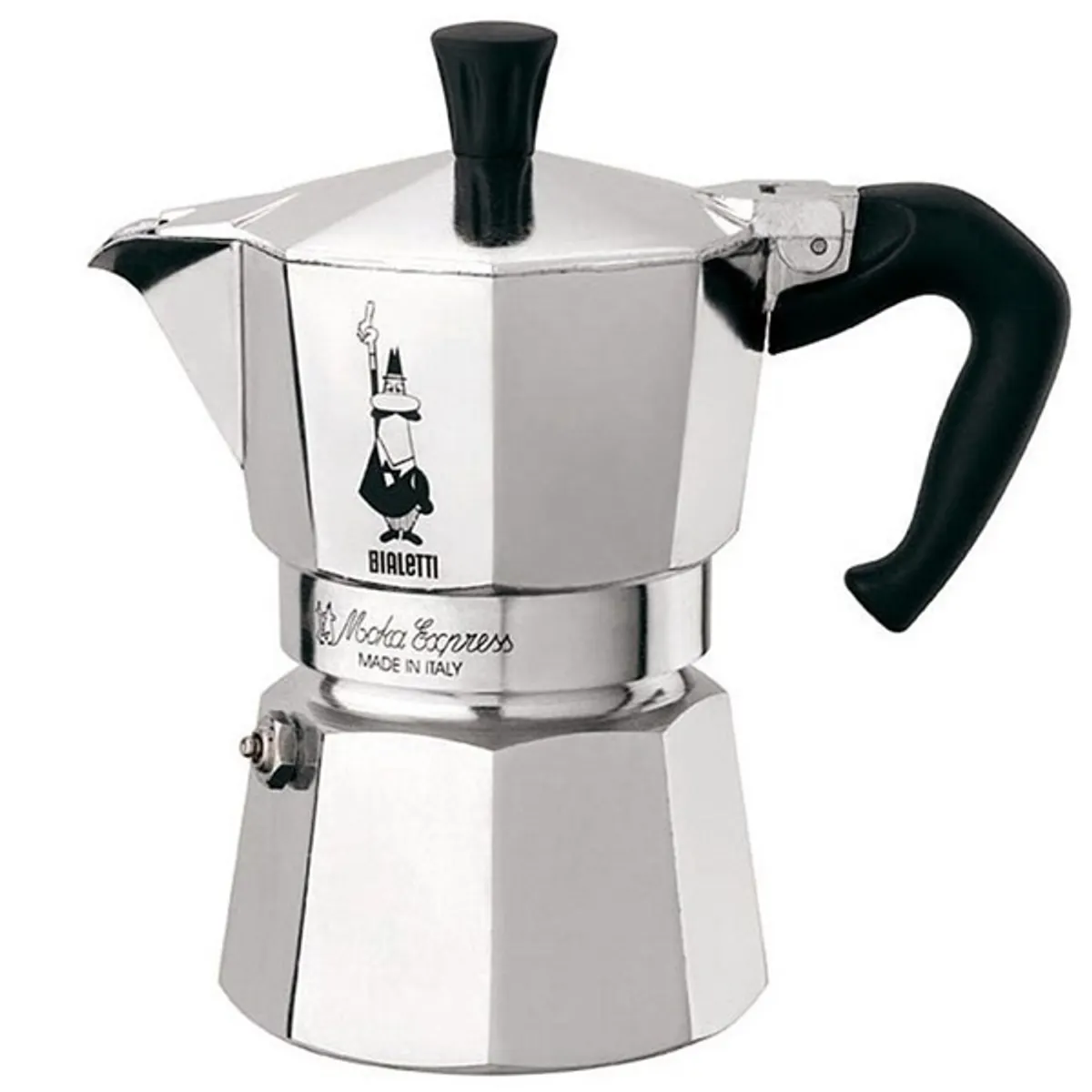 Bialetti 1163 Moka Express alumínium inox 6 személyes kotyogós kávéfőző #1