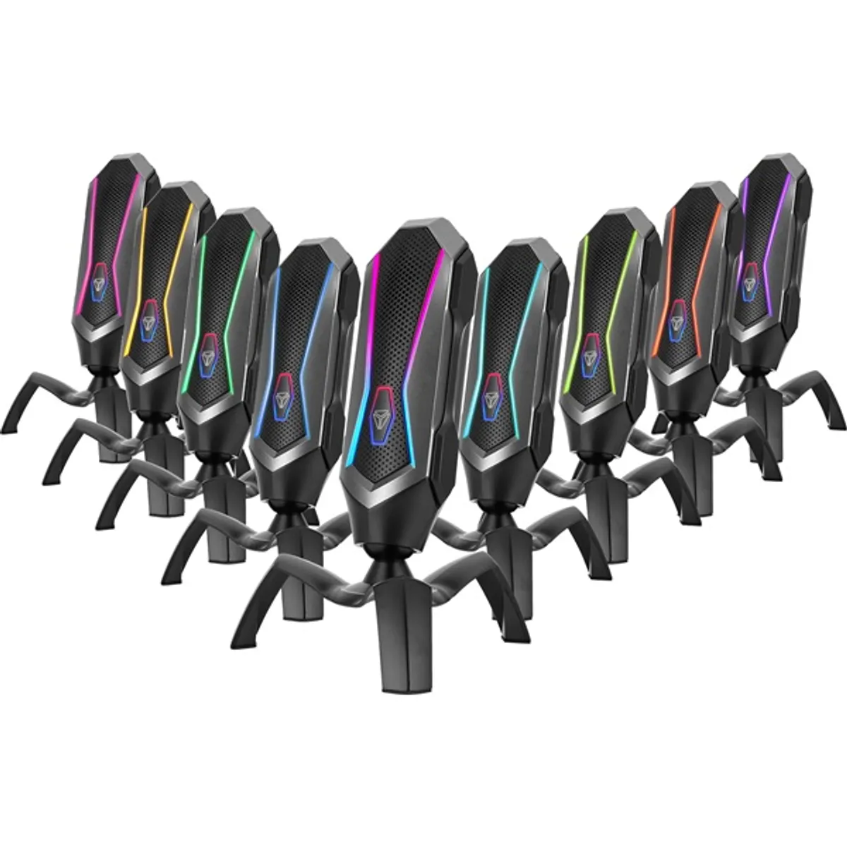 Yenkee 45017563 YMC 1060 Alien usb mikrofon rgb világítás 1,7 m usb-kábellel #5