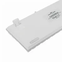White Shark WS GK-2106W-BL-HU COMMANDOS fehér mechanikus magyar kiosztás kék kapcsoló RGB 88 gombos TKL USB hub kábel 150 cm #5