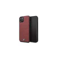 BMW BMHCN58PELBU iPhone 11 Pro burgundi vízszintesen csíkozott kemény tok