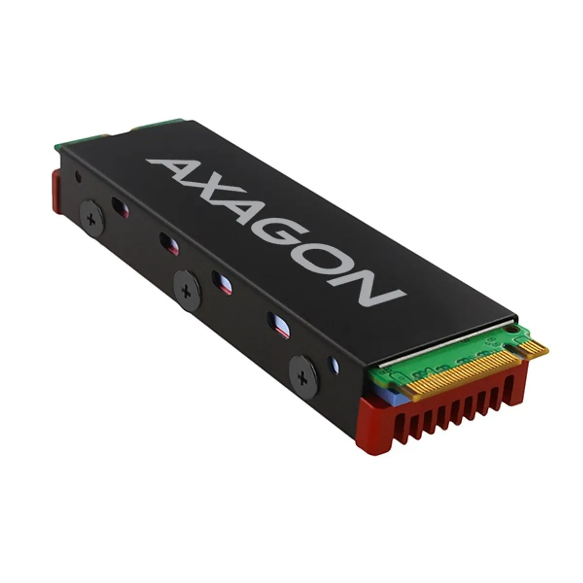 AXAGON CLR-M2 ALU passzív hűtő 22 x 80 mm M.2 NVMe és SATA támogatott #2