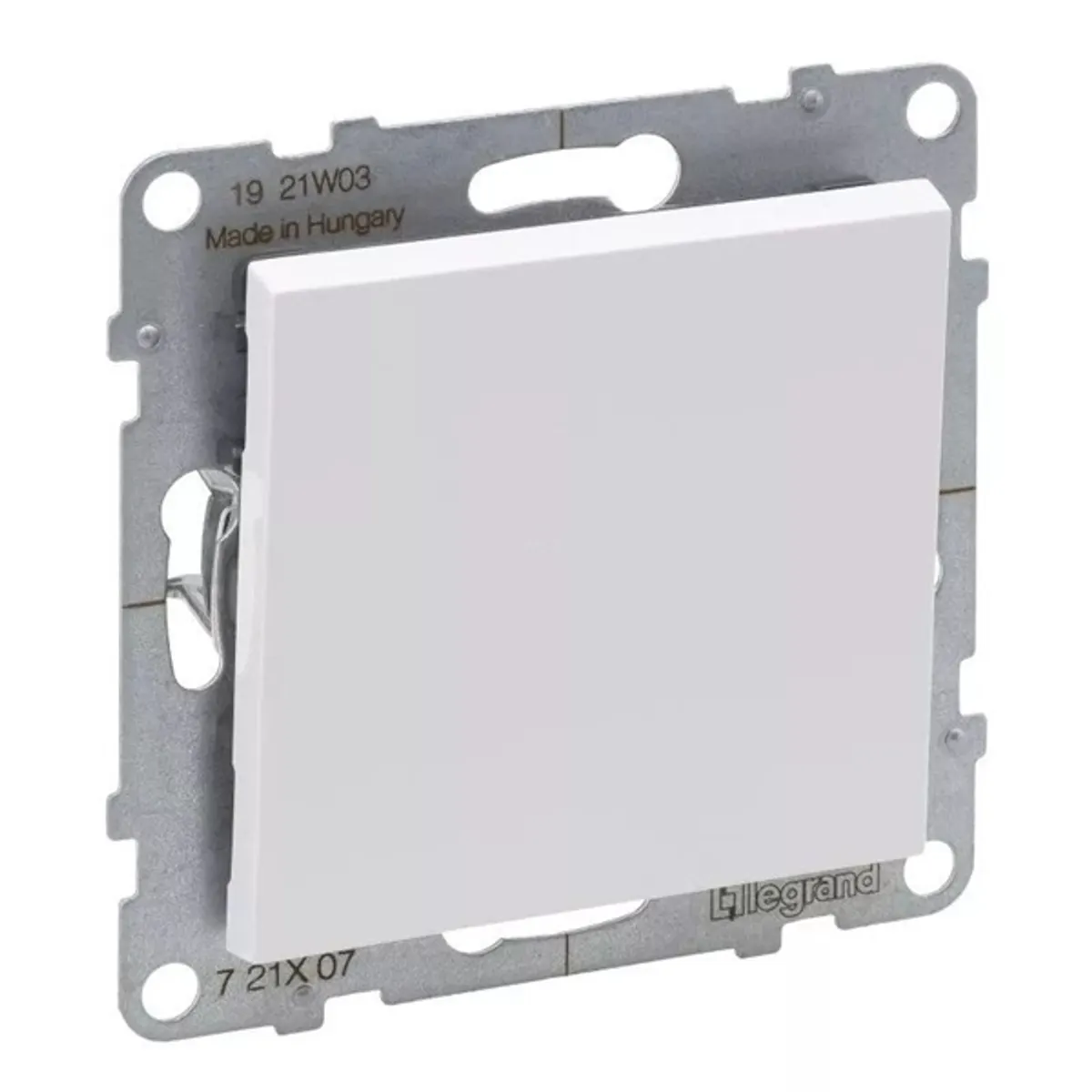 Legrand 721107 Suno 107 fehér keresztkapcsoló IP20 rugós bekötés süllyesztett #2
